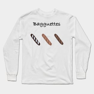 Baguette Trio Long Sleeve T-Shirt